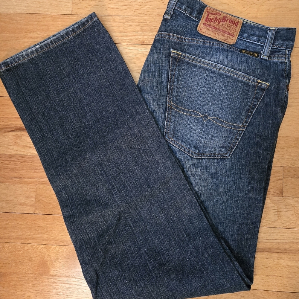 Mens 221 Slim Straight Button Fly Jeans